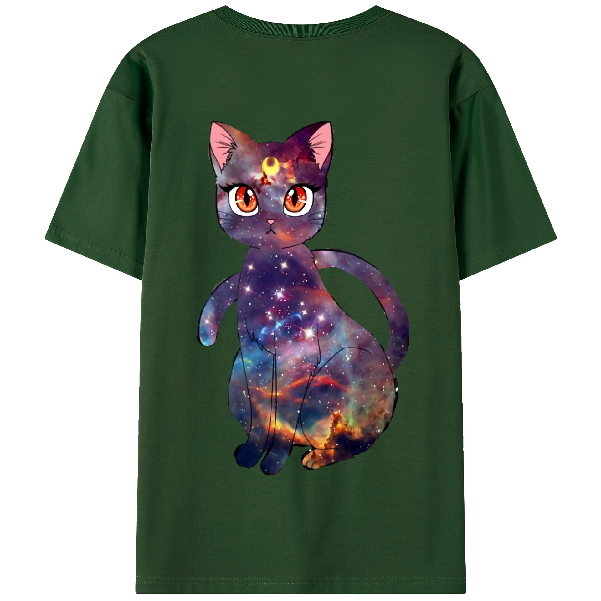 （画像用） 美少女戦士セーラームーン Sailor Moon 綿100％半袖Tシャツ（背面プリント）
